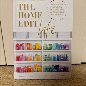 The Home Edit Book — White Cover with Rainbow Organizer Accents